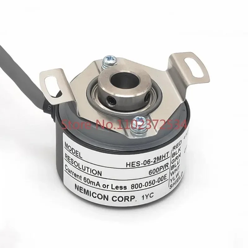 Original Japanese internal secret control optical encoder HES-06-2MHT hollow rotary encoder 600 pulses in stock