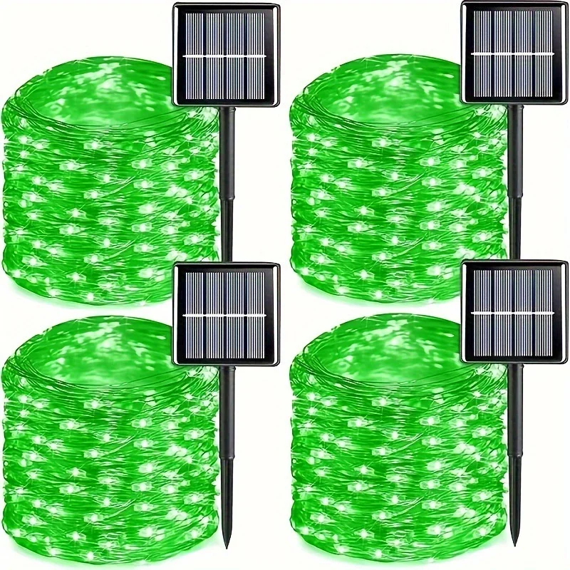

Outdoor LED Copper Wire Lights 8 Modes String Lights Christmas Street Patio Tree Party Wedding House Inner Court Deocration