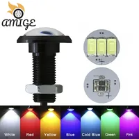 AMIGE 1pcs Eagle Eye LED Car Light Daytime Running Lights DRL For Motorcycle Car Parking Singal Auto Lamps 12v 24v 18mm 23mm
