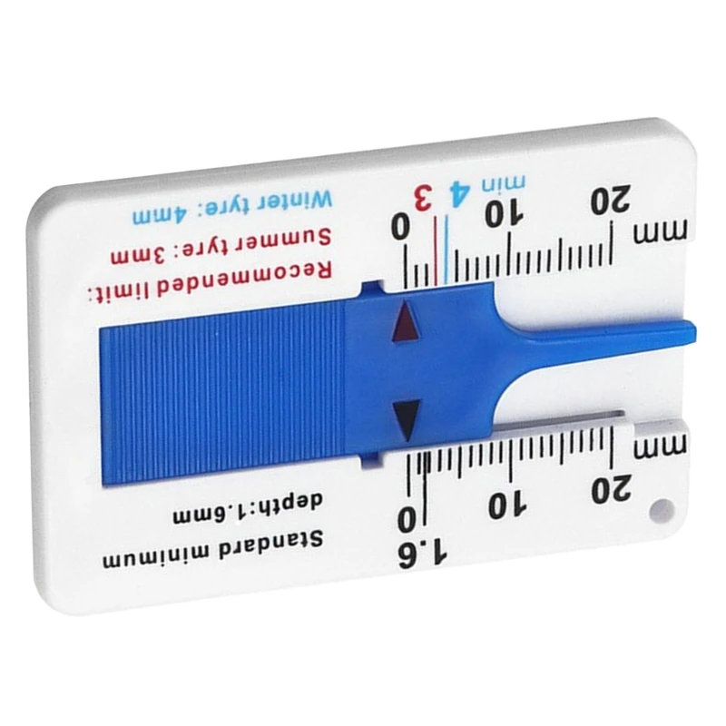 ยางความลึกความลึก Vernier Caliper ไม้บรรทัดล้ออัตโนมัติระบบตรวจสอบยางความหนาเครื่องวัด Tester Meter รถซ่อมเครื่องมือ
