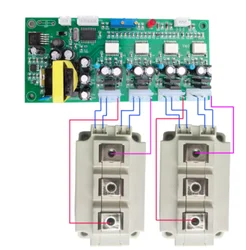 Modulo IGBT ad alta potenza a onda sinusoidale personalizzato controllo scheda Driver 2000A