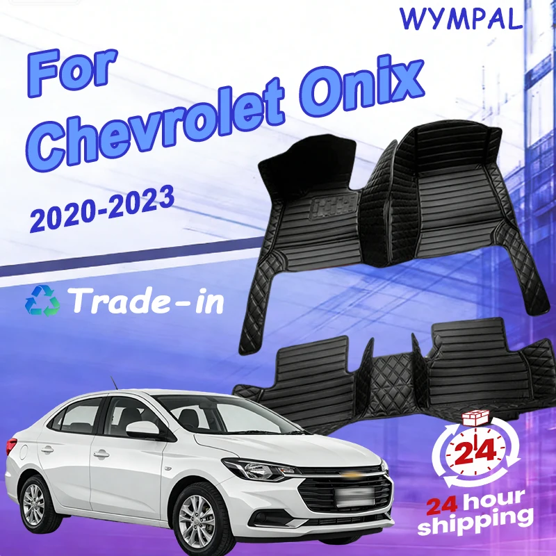 Alfombrillas impermeables para coche, accesorios personalizados para Chevrolet Onix Prisma 2020, 2021, 2022, 2023