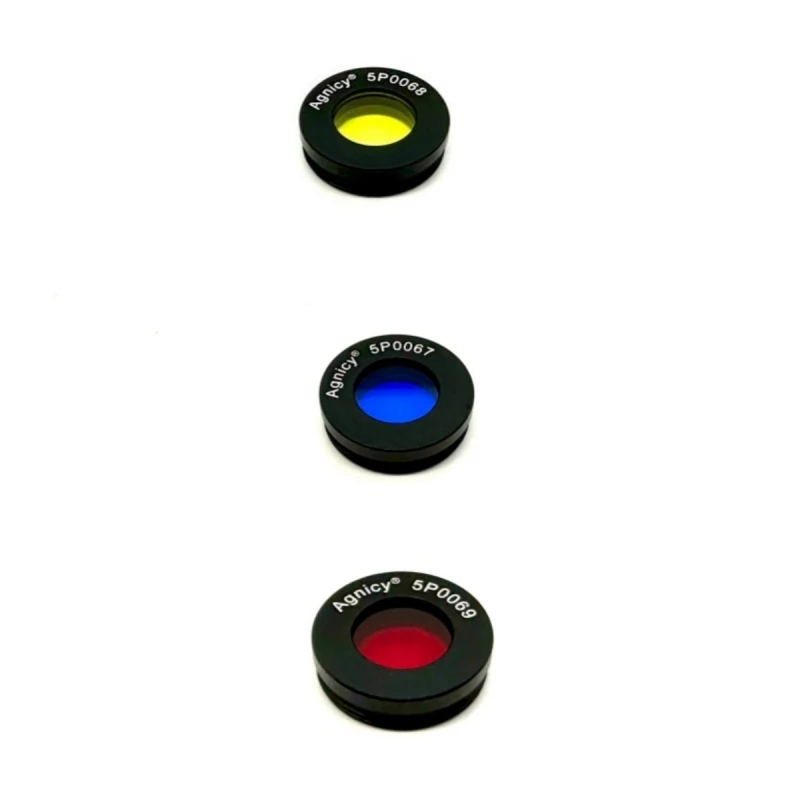 3PCS Datyson 0.965 Inch Yellow Blue Red Astronomical Telescope Accessories Sun / Moon / Nebula Filter