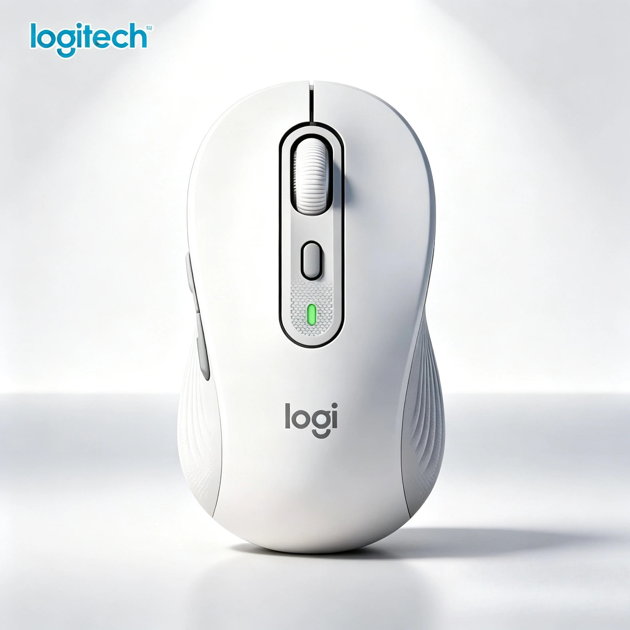 Logitech Signature M750 Wireless Mouse Silent Click Comfort Grip for Home Office PC Mac Windows iPad Chrome OS