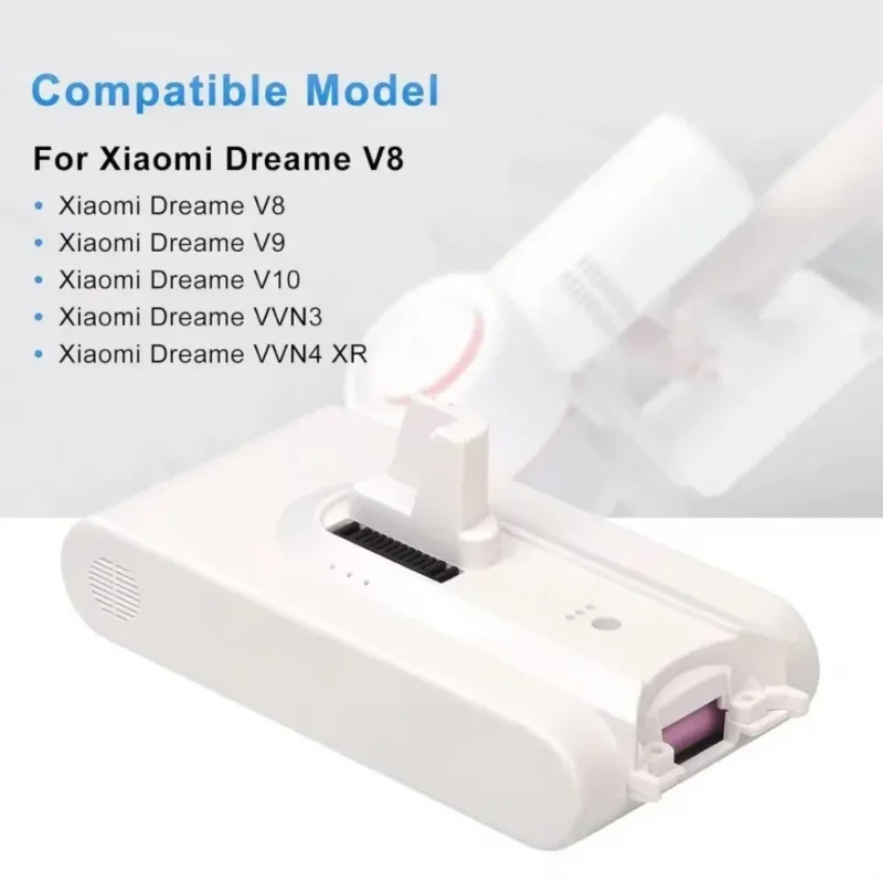 

New Dreame V8 V9 V9P XR V10 VVN3 VVN4 Replacement Battery for Dreame Handheld Cordless Vacuum Cleaner Accessory 5000mAh