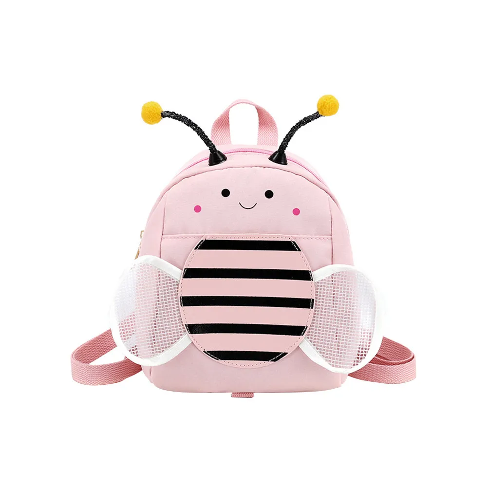 

Милая розовая маленькая школьная сумка-рюкзак с дизайном в виде пчелы для девочек, для путешествий, танцев, йоги, пляжа и шопинга.