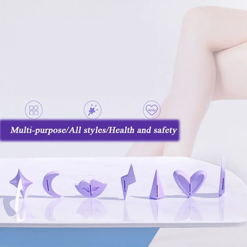 บิกินี1ชิ้นที่โกนขนหัวหน่าวอเนกประสงค์และมีหลายรูปทรงสำหรับผู้หญิงอุปกรณ์โกนขนเซ็กซี่ส่วนตัว