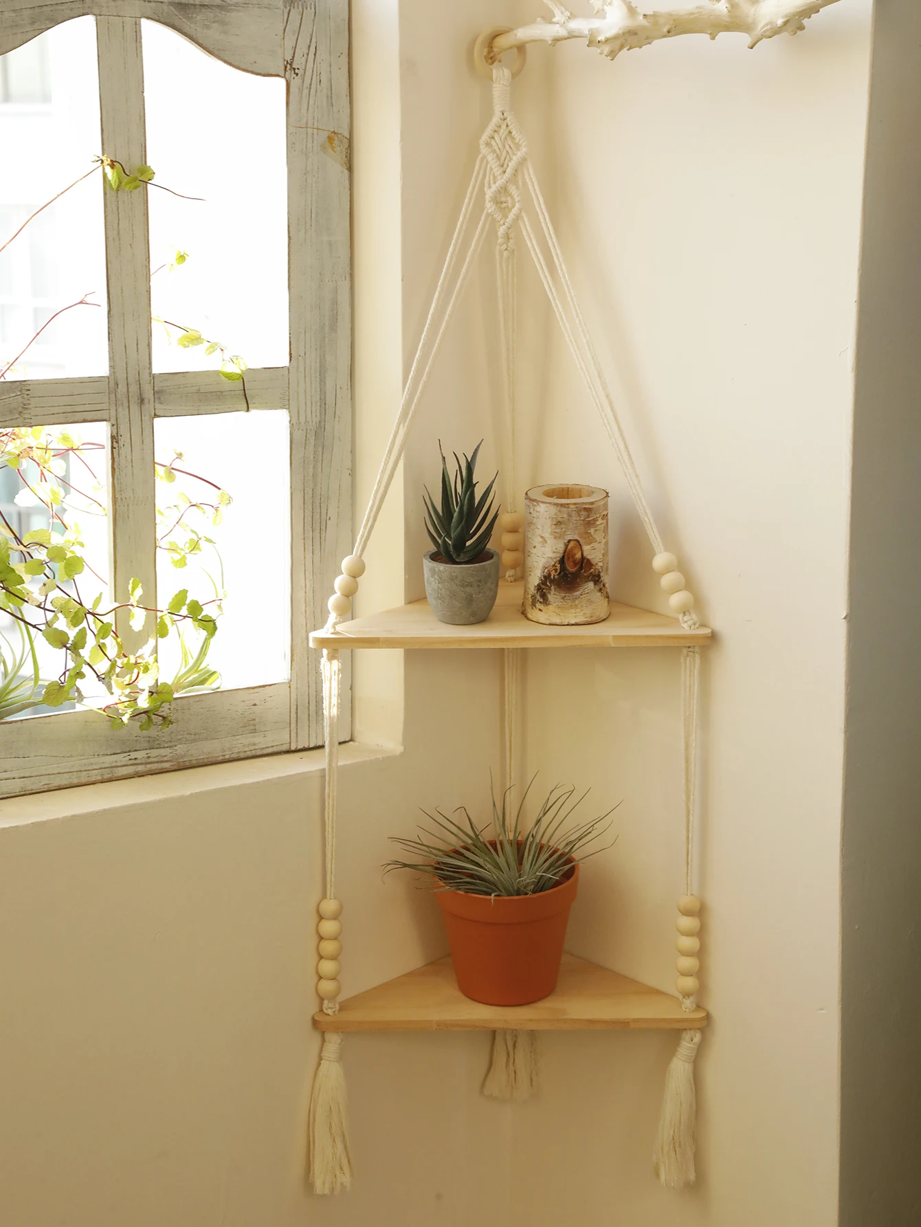 Macrame Hanging She… - image