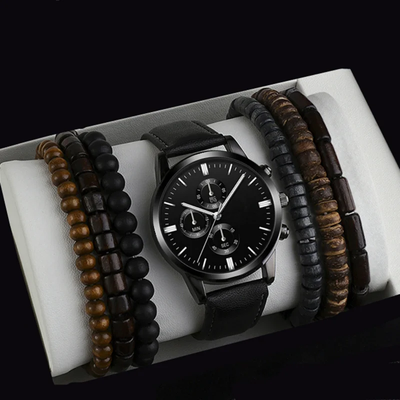 Nowa męska moda codzienna Kombinezon handlu zagranicznego Trend hurtowy Sportowy męski zegarek na pasku Zegarek biznesowy transgraniczny