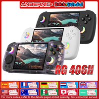 ANBERNIC RG406H Handheld Game Console 4 Inch IPS Multi-touch Screen Android 13 3D Hall joystick hall trigger Video Game RG 406H