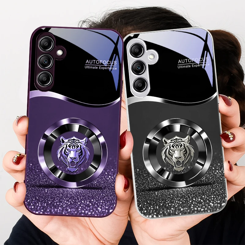

Gradient Pink Tiger Head For Samsung A20 30 22 23 24 A25 26 31 32 A33 34 35 42 50 51 52 53 54 55 56 70 71 72 73 glass phone case
