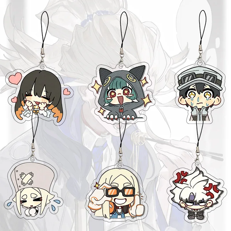 GACHIAKUTA Porte-clés en acrylique Riyo Chiwawa Lud Zanka, accessoires de porte-clés, pendentif de sac dessin animé, décoration, collection, cadeau d'anniversaire