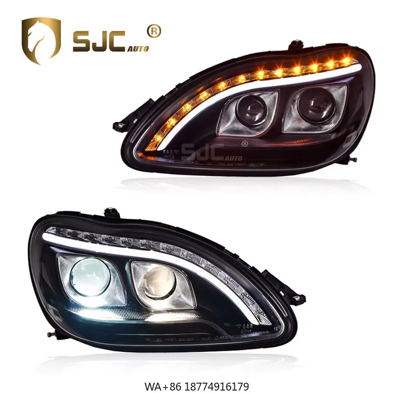 

Новые автомобильные аксессуары, фара для S-класса W220 S500, фара в сборе 2002-2005, модифицированные светодиодные передние лампы