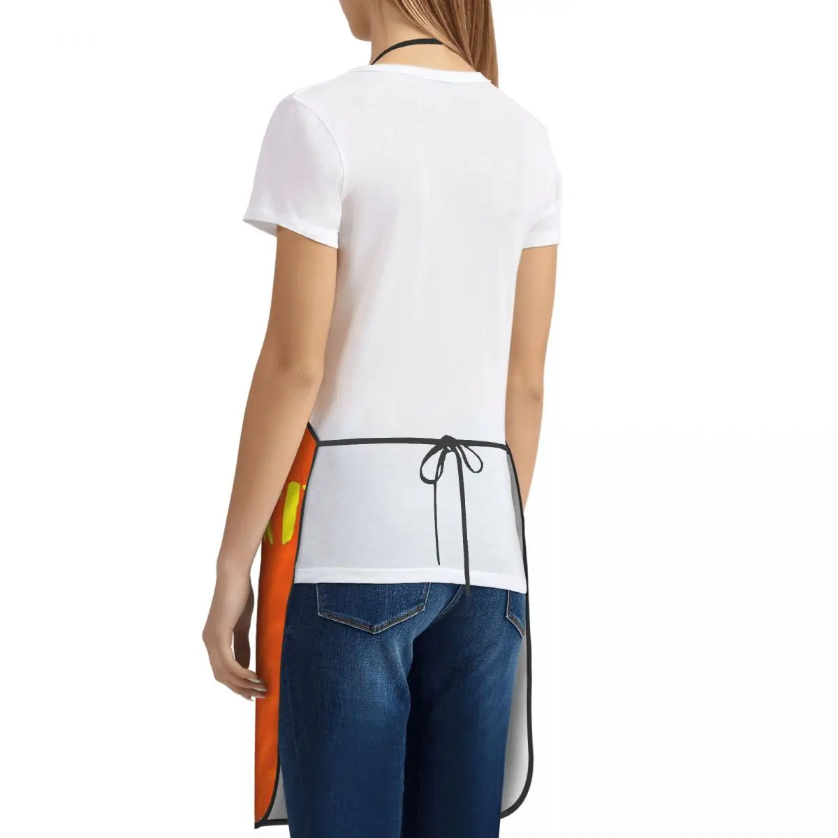 Sunset Cocktail Aperol Spritz Apron Chef Cooking Cuisine Tablier Waterproof Bib Kitchen Cleaning Aprons for Women Men Painting