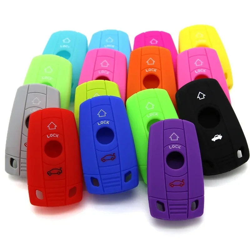 Silicone Case Key Fob for BMW E81 E87 3 320 E90 E91 E92 E60 E61