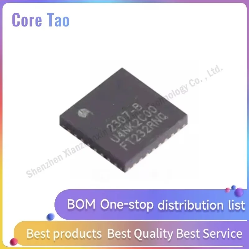 1pcs/lot FT232RNQ-REEL FT232RNQ FT232 QFN-32 USB to UART conversion chip