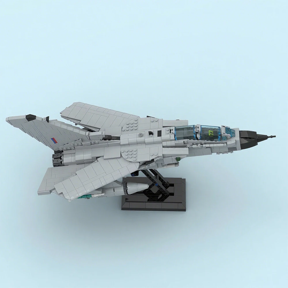 Tornado GR-jatos de combate militares modernos, modelo MOC, bloques de construcción, equipo de guerra, regalo Modular, vacaciones, montar, juguetes para niños, traje