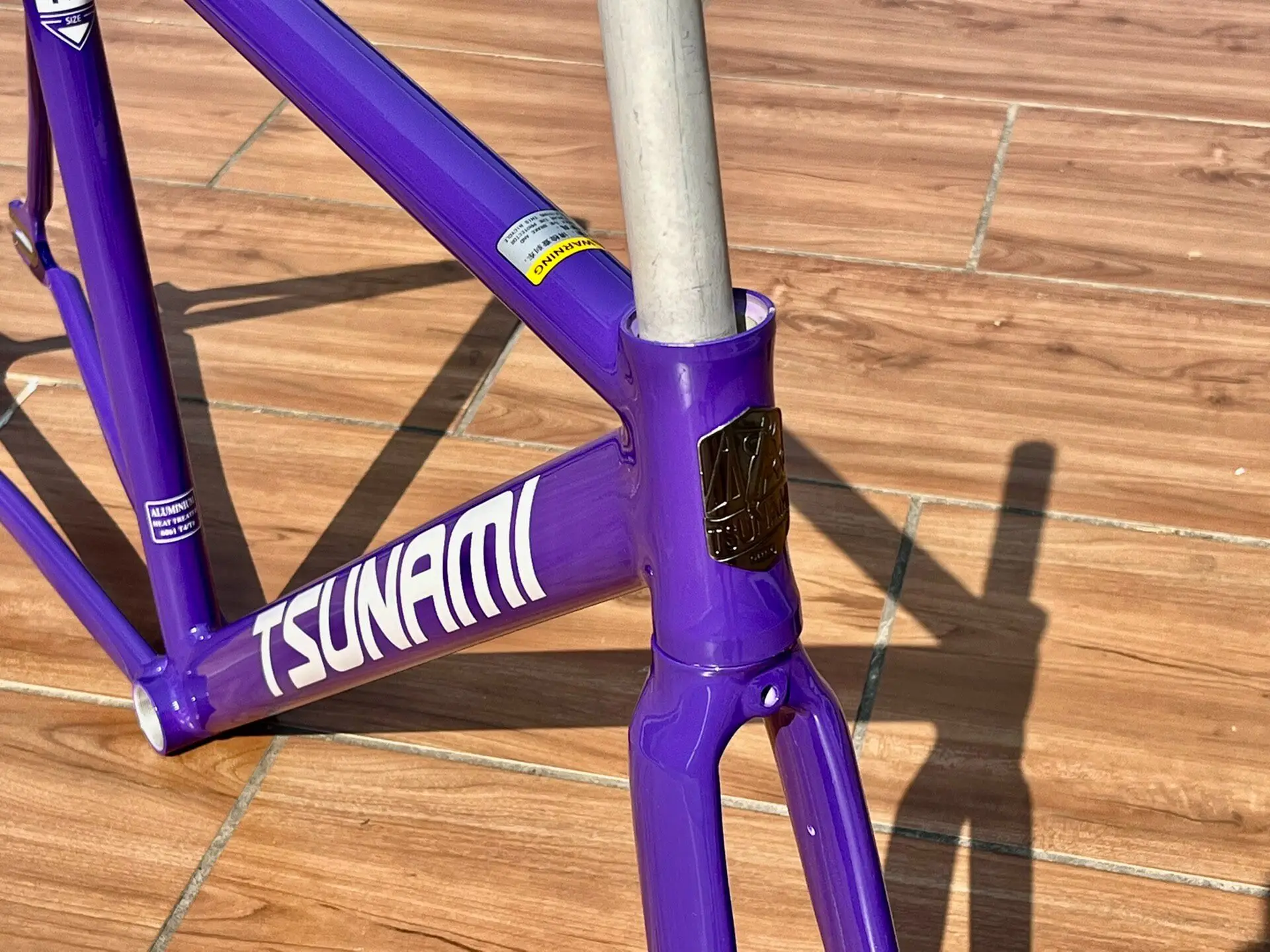 49/52/55/58CM TSUNAMI SNM100 Purple Aluminum Alloy Fixie Frame