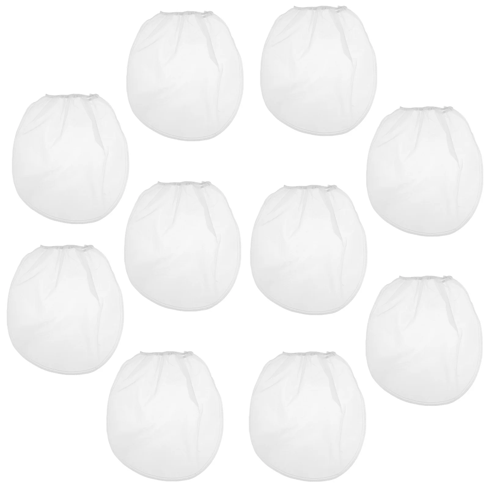 

10pcs Oil Paint Filter Bag Mesh Strainers For Paint Coating Residue Filtration Polyester Nylon Drawstring Filter Tool Painting