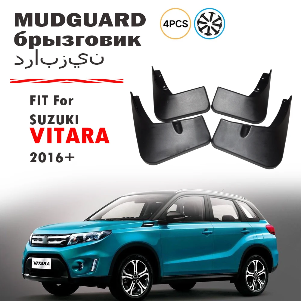 

Для Suzuki Vitara брызговик Fender брызговики Splash 4 RUNNER брызговики автомобильные аксессуары 4 шт. 2016 2017 2018 2019 2020 2021+