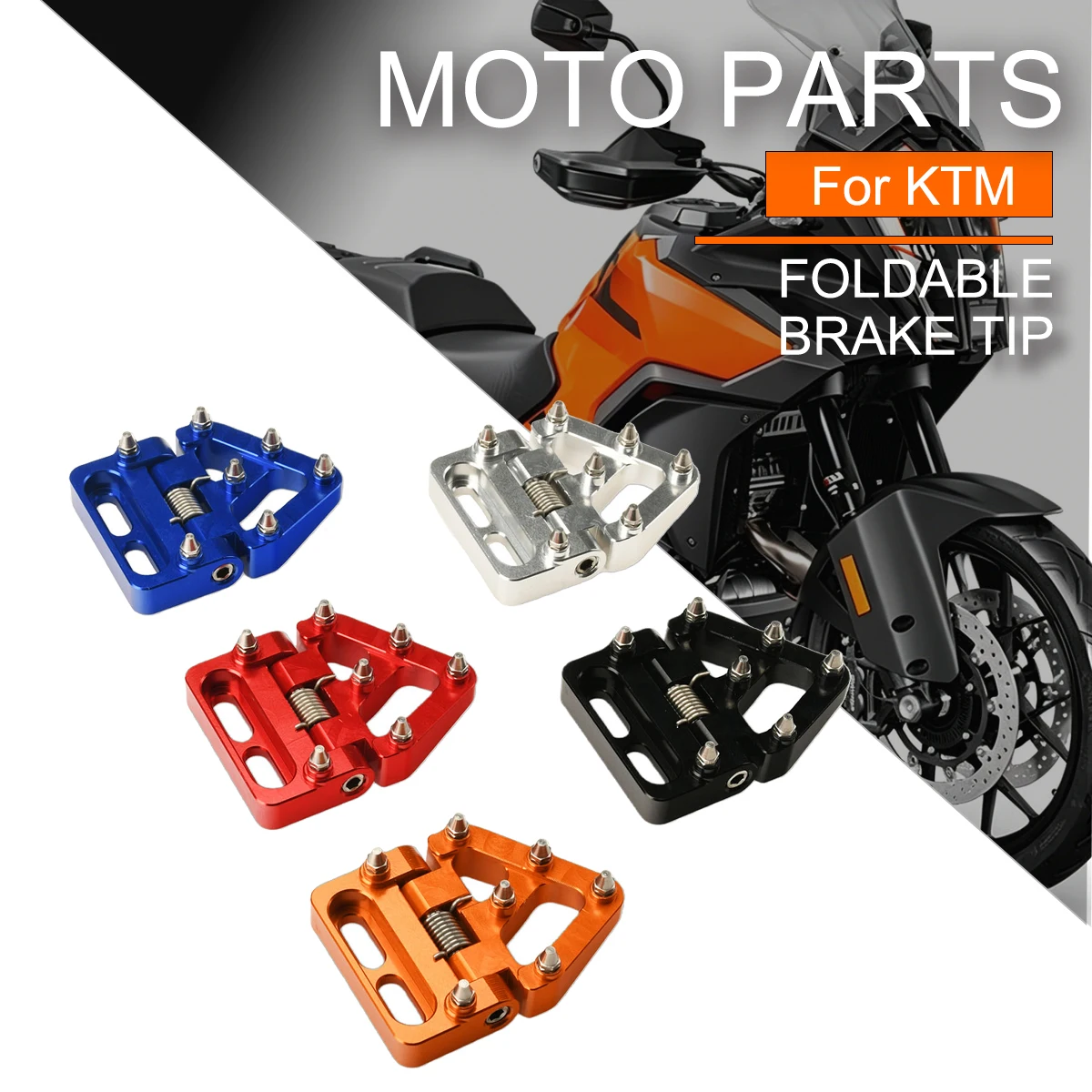 Image of Faltbare Hinterradbremspedal-Trittplatte für KTM 790 890 390 1290 Adventure 690 Enduro 690 SMC R und Husqvarna 701