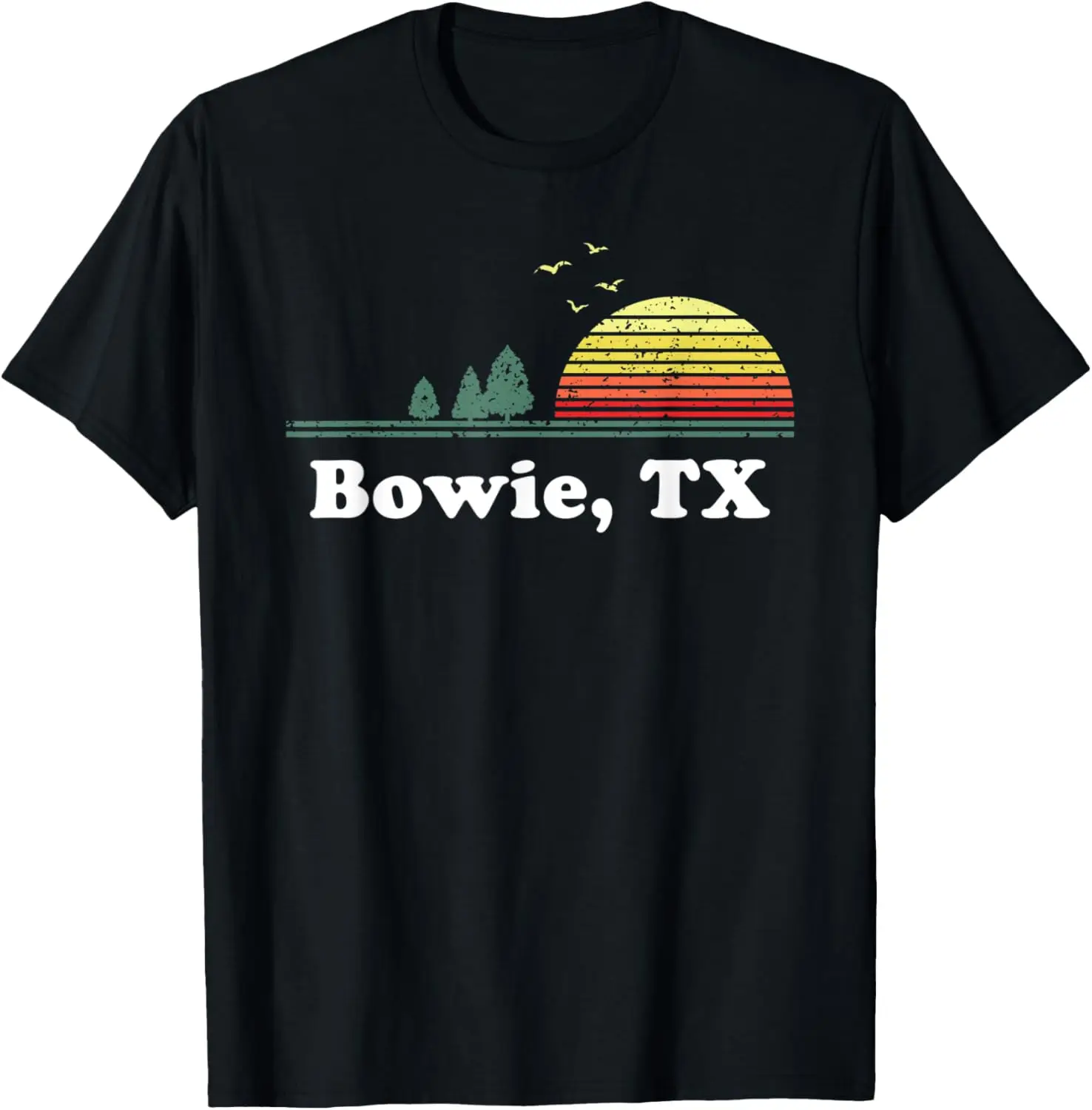 

Vintage Bowie, Texas Home Souvenir Print