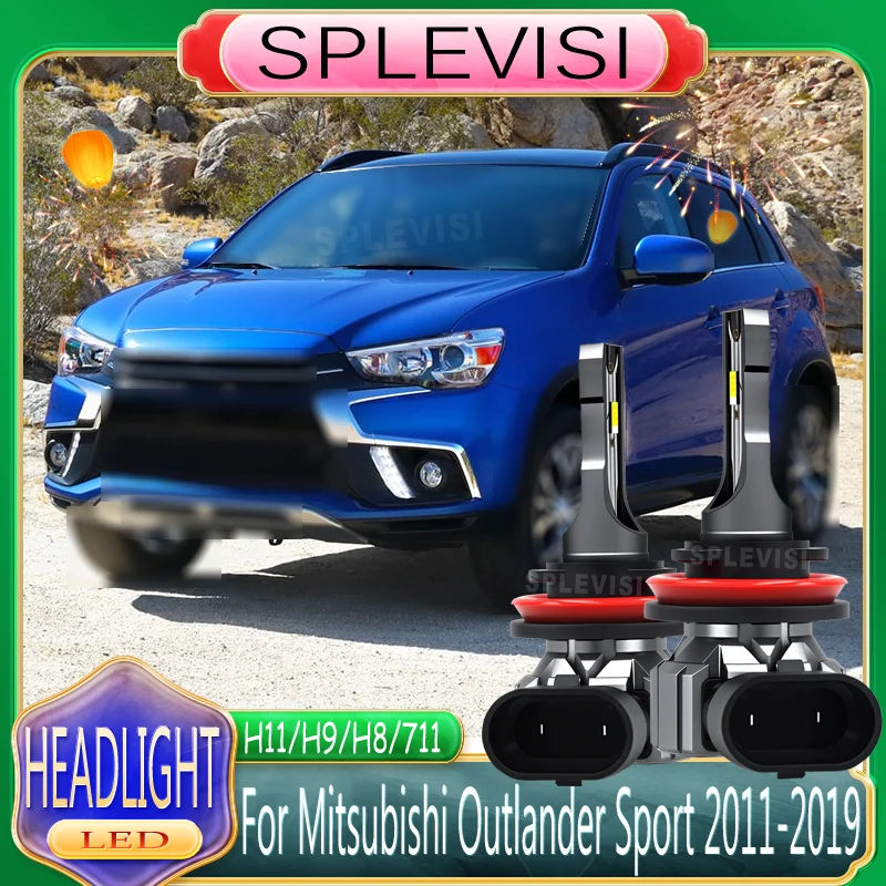 

LED High-Quality waterproof Headlight Low Beam Bulbs For Mitsubishi Outlander Sport 2011 2012 2013 2014 2015 2016 2017 2018 2019