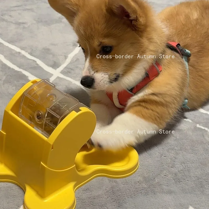 Cat and dog slow food trainer, pet leaking food self-hi boredom roller intellectual development, automatic feeder