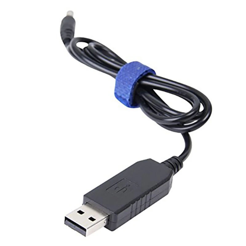 USB To DC Convert Cable 5V Voltage Step-Up Cable 5.5X2.1Mm DC Male 1M New