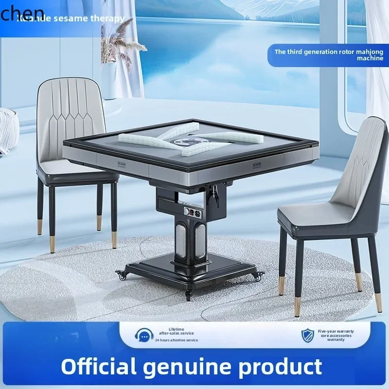O15- [Ultra-thin machine] Rotor roller coaster mahjong machine Fully automatic folding heating Low-quiet electric mahjong table