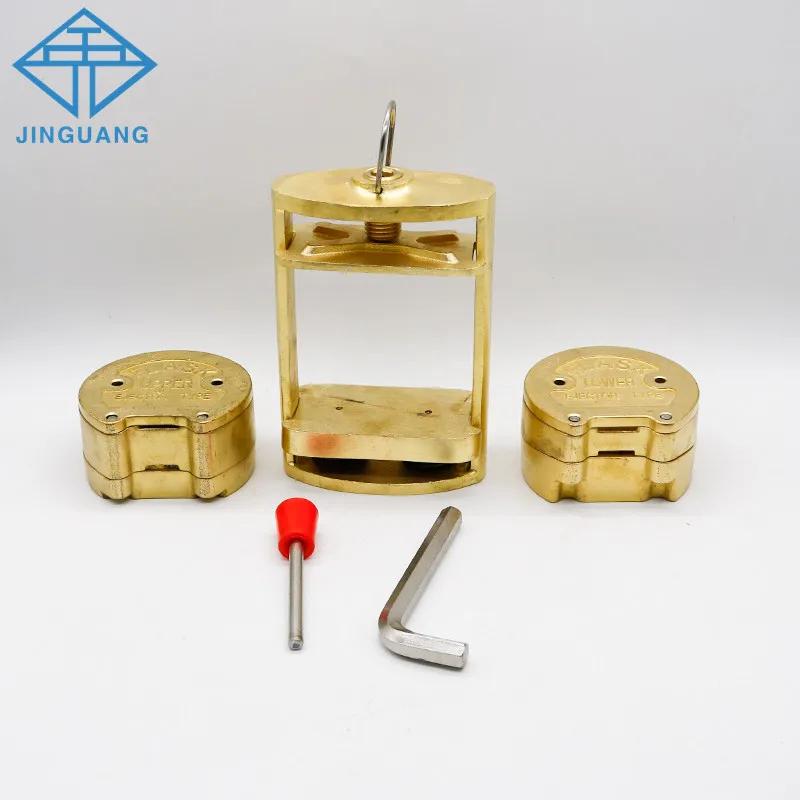 Dental Laboratory Two-Layer Dentures Compress with Double Ejector Flasks Double Tank Bronze Handler Denture Flask Press Compress