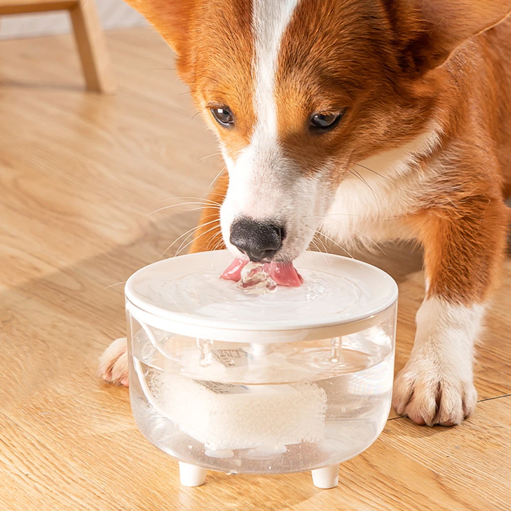 1200ml Automatic Cat Water Fountain Filter USB Electric Mute Pet Drink Bowl Pet Water Fountain Automatic Cat Drink Bowl Filter