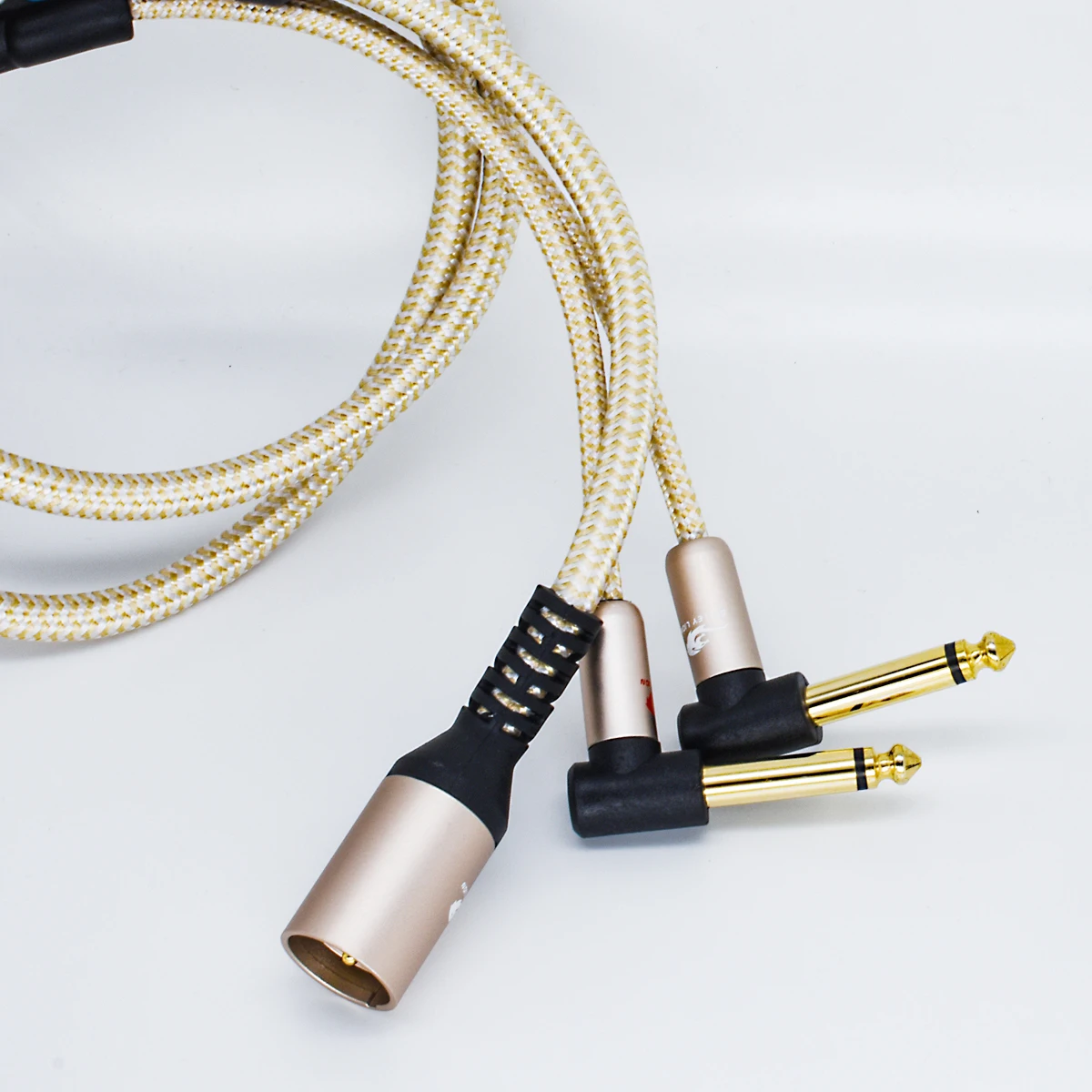 Hifi SPC Audio Cable Dual 6.5mm TS Plug to Regular 3-Pin XLR Plug for Electric Guitar Bass Amplfier Mixer 1M 2M 3M 5M 8M 10M
