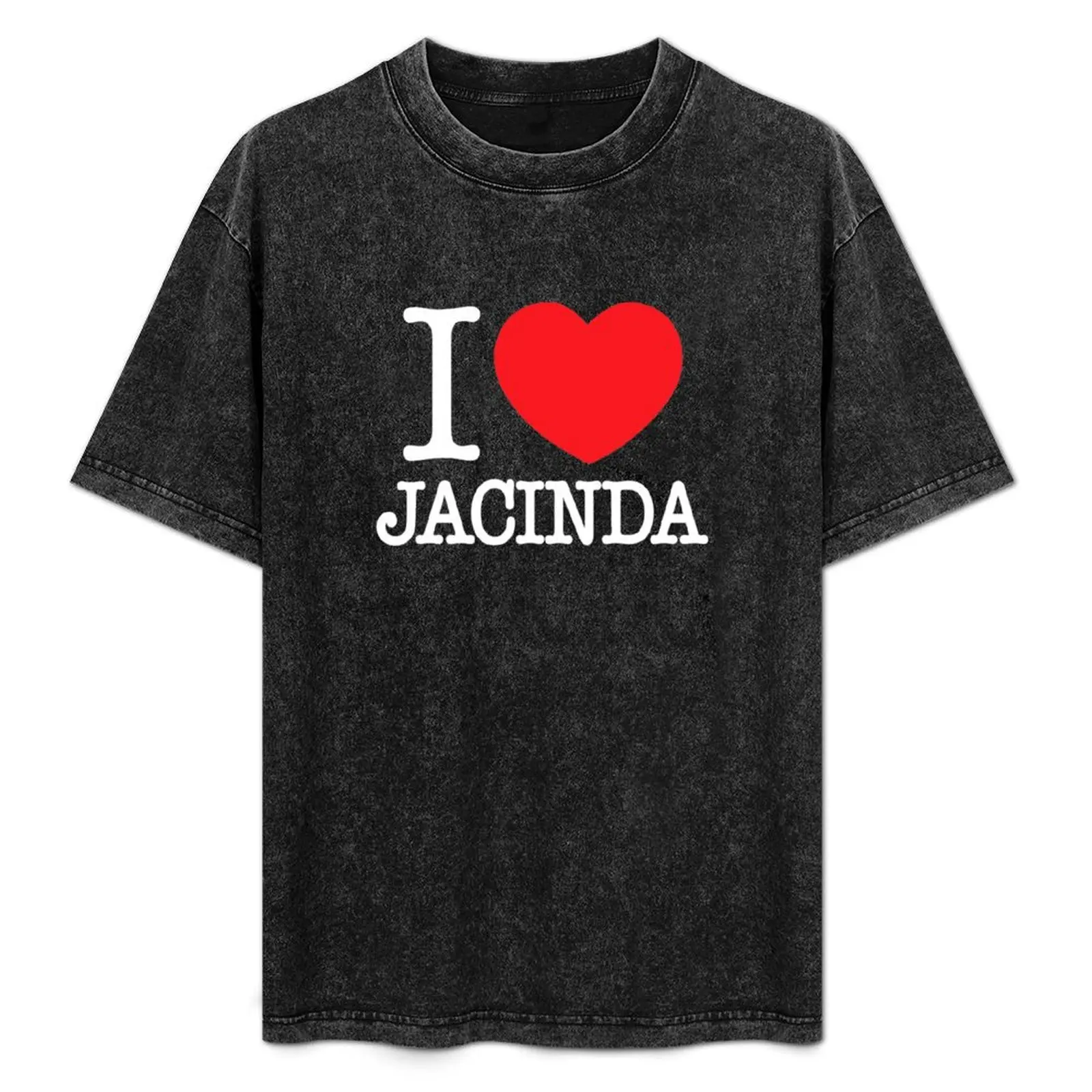 I heart jacinda ardern camiseta de gran tamaño para hombre, ropa para hombre, color negro, blanco, rojo, Nueva Zelanda, Primer Secretaria Kiwi I love ny, estilo