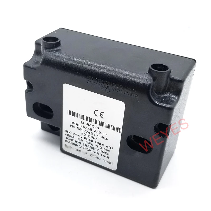 

Transformer FIDA Ignition MOD.26/48 33% IT For burner New & Original Boiler Ignition Transformer Ignition Coil