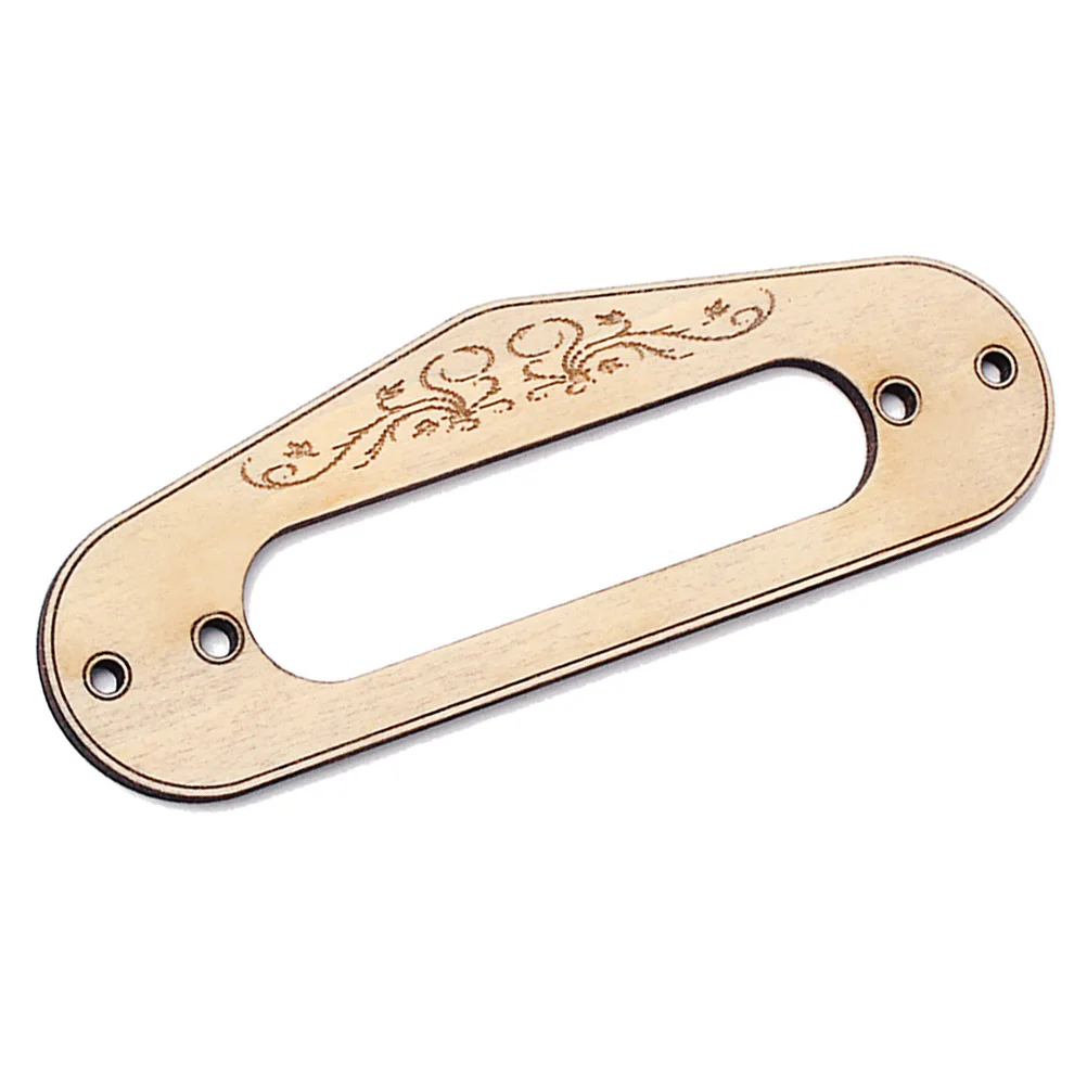 

Pickup Ring For 10.5*3.6*0.3Cm Wood Chrome Color As Shown Supplied Screws Electric Guitar Pickup