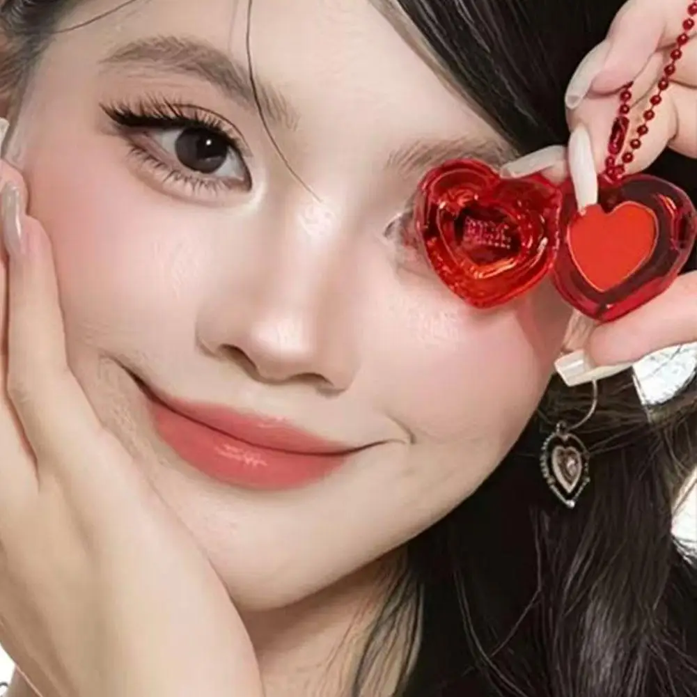 كريم هايلايتر لتفتيح الوجه وتحيط أحمر الخدود، عصا هايلايتر للبشرة المائية الطبيعية، لوحة هلام الشفاه لمستحضرات التجميل #2