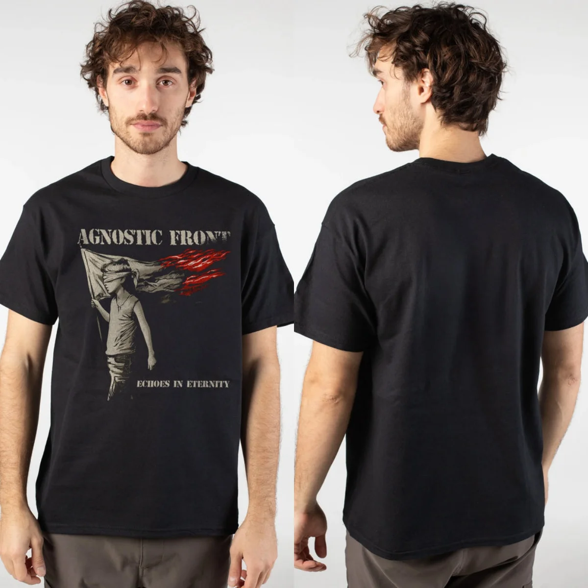 Pop Agnostic Front Grafik-Baumwoll-T-Shirt, Unisex, Sommer, kurzärmelig, modisches Marken-T-Shirt, luxuriöses, lässiges Vintage-T-Shirt – Detail 6