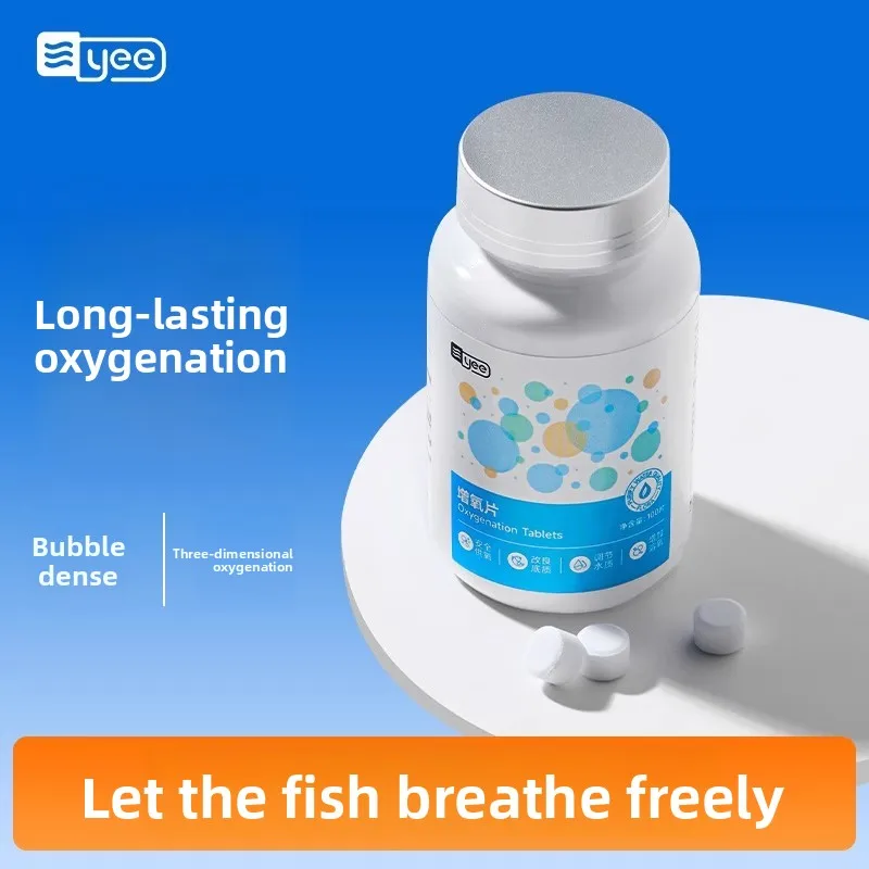 

Yee Aquarium Oxygen Tablets - Emergency Oxygen Supply for Power Outage, Fish Transport & Overstocked Tanks