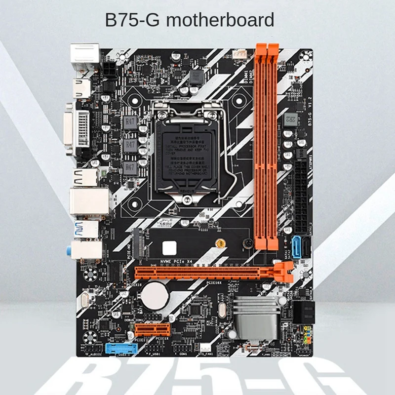 Accesorios de repuesto B75-G placa base de ordenador DDR3X2 LGA 1155 CPU PCI-E X16 ranura para tarjeta gráfica para ordenador portátil