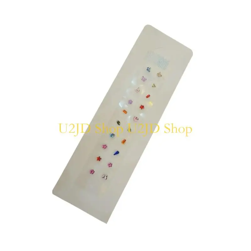 U2JD 20Pcs Disposable Ear Sticker Acupoint Pressure Stimulation Patches Massager