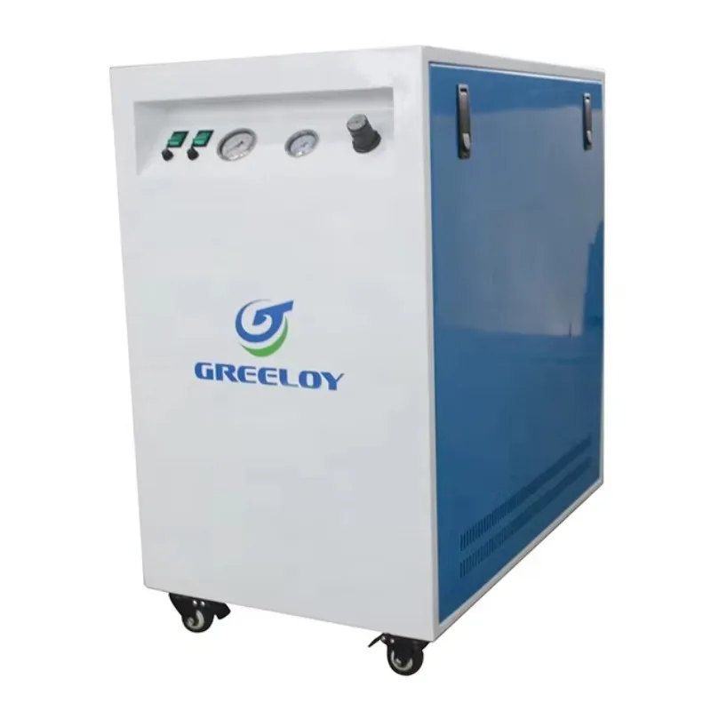 

Medical Low Noise Electric Oil Free Portable Air Compressor with Silent Cabinet
