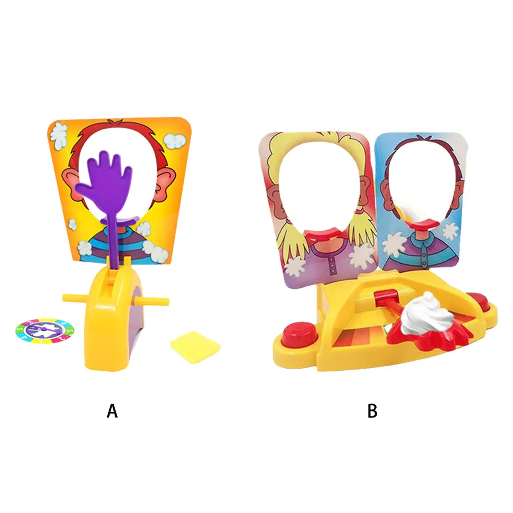 أدوات المزحة الكمامات نكت مكافحة الإجهاد اللعب فطيرة الوجه لعبة كريم مخفوق في الوجه الأسرة مجلس لعبة للأطفال لعبة حفلة مضحكة #3