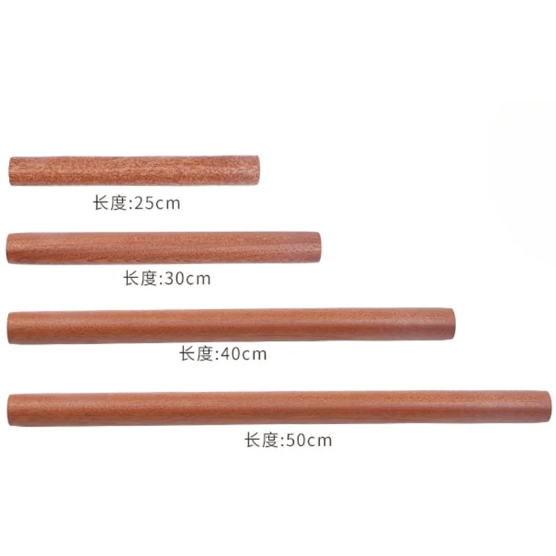 Solid Wood Rolling Pin Ebony Dough Roller Bakery Accessories Baking Tools Dumpling Skin Crust Special Extended Commercial