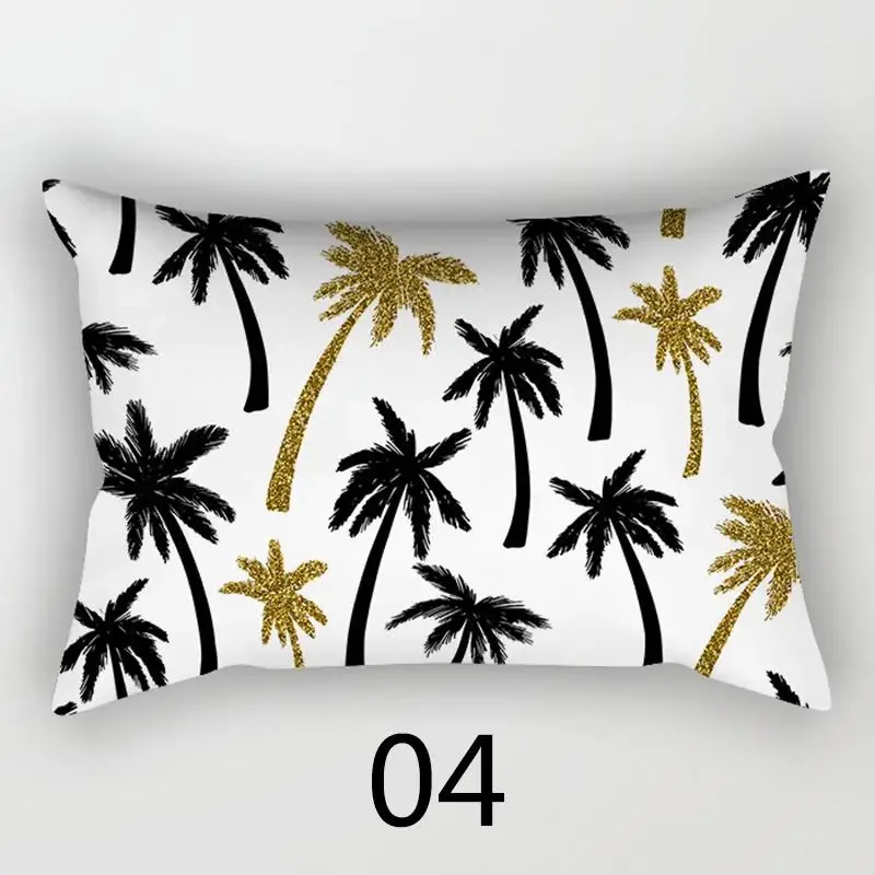 Almohada de cintura de decoración Popular para el hogar, funda de almohada, suministros de sofá, Serie de impresión