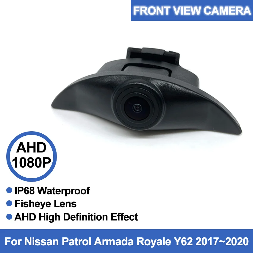 

Car Front View Camera AHD Waterproof Night Vision CCD High Quality For Nissan Patrol Armada Royale Y62 2017 2018 2019 2020