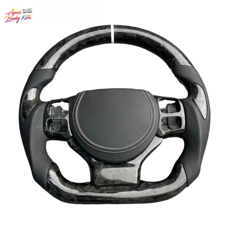 For Lexus ES GS RX LX GX450 GX460 LX570 ES300 Custom Forged Carbon Fiber Car Steering Wheel