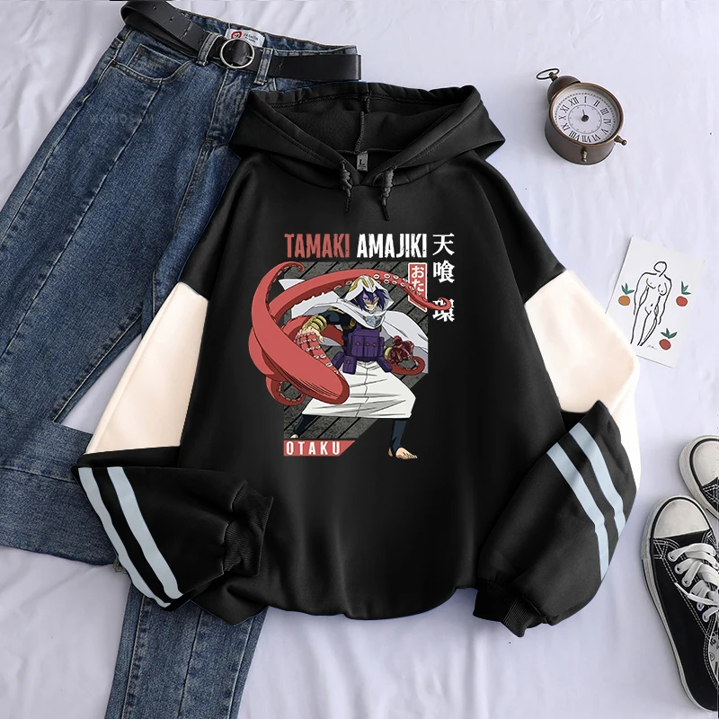 Anime My Hero Academia Tamaki Amajiki Cool Cartoon Men Hoodies Boku no Hero Sweatshirts Academia Manga Harajuku Unisex Winter