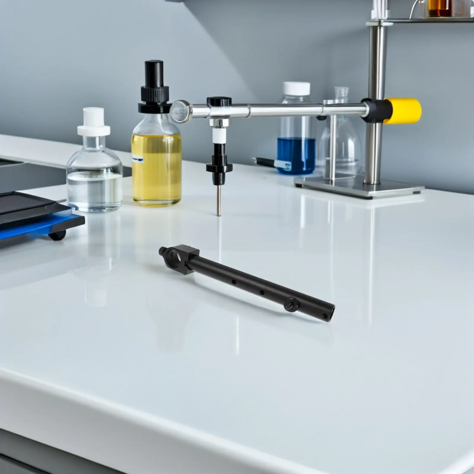 Digital Microscope Screen Holder Heavy Duty Aluminum Alloy Mount for LCD Monitor 25Mm Compatible Lab Microscope Accessories