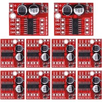 5/10PCS L298N DC Motor Driver, MX1508 Mini Dual Channel 2-10V 1.5A 2 Way PWM Speed Controller Dual H-Bridge Stepper Motor Driver